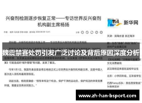 魏震禁赛处罚引发广泛讨论及背后原因深度分析